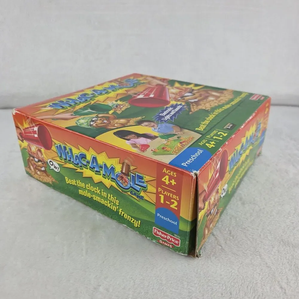 Fisher Price Whac A Mole Electronic Game 2009 Complete Tested Working